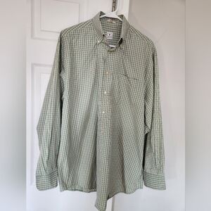 Green Plaid Men's Shirt